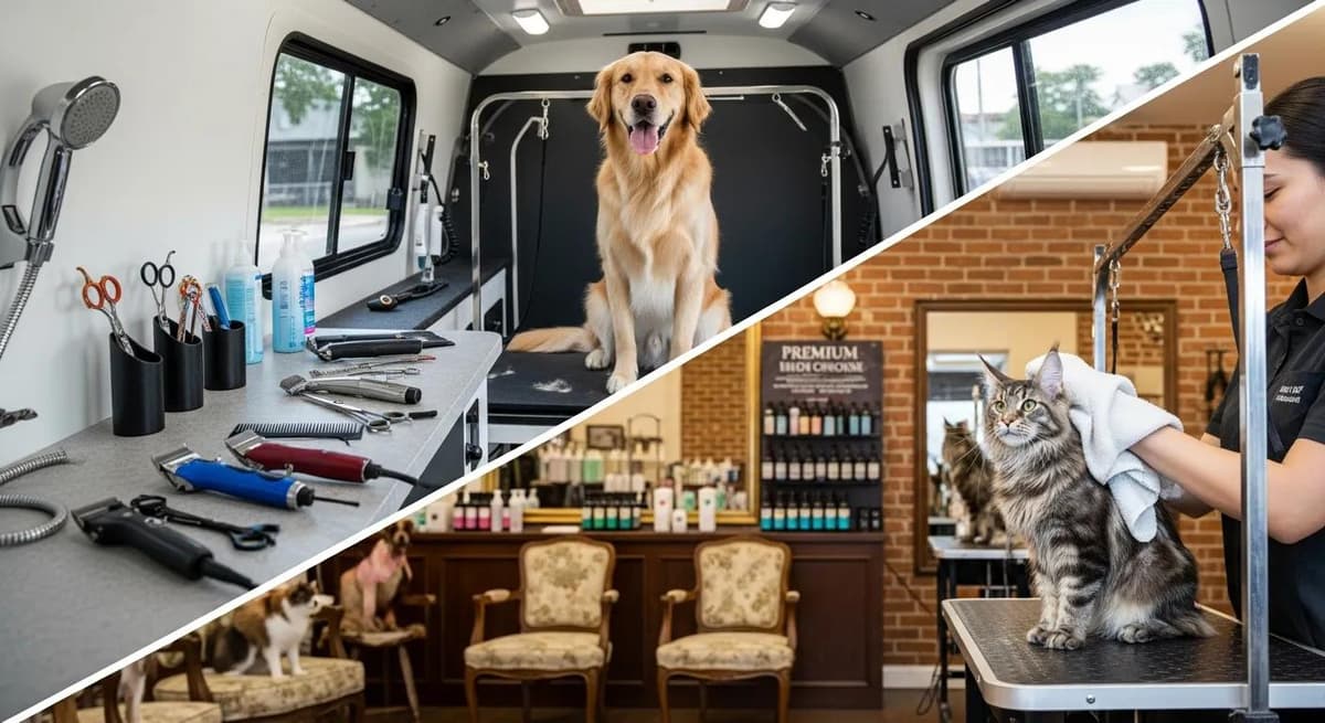 Mobile vs. Brick-and-Mortar Pet Grooming: Which Franchise Wins?